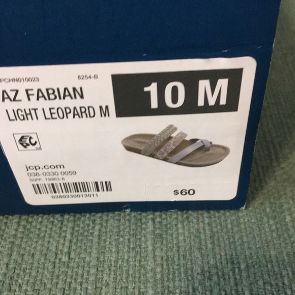 Arizona Jean Co-NWT-Woman’s Slip on Footbed Sandals-Size 10 Medium - Picture 12 of 13